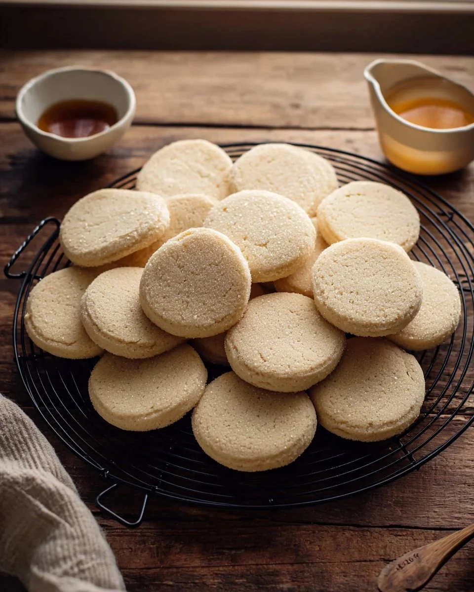Delicious Brown Butter Cut Out Sugar Cookies on a decorative plate