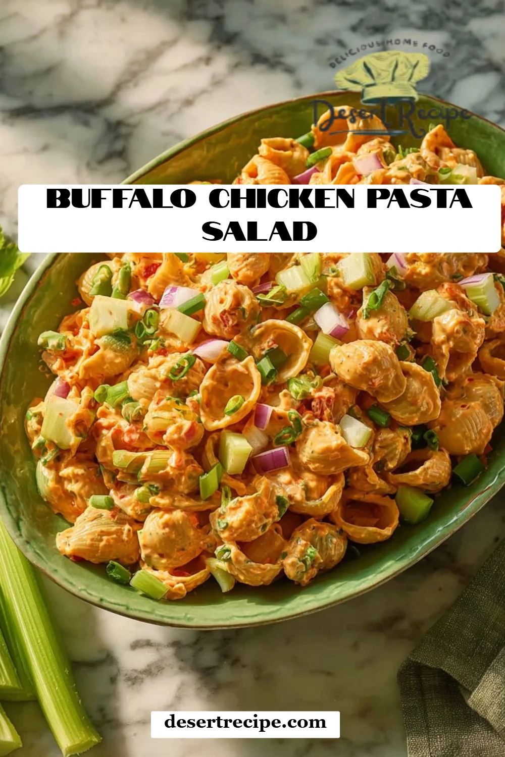 Buffalo Chicken Pasta Salad