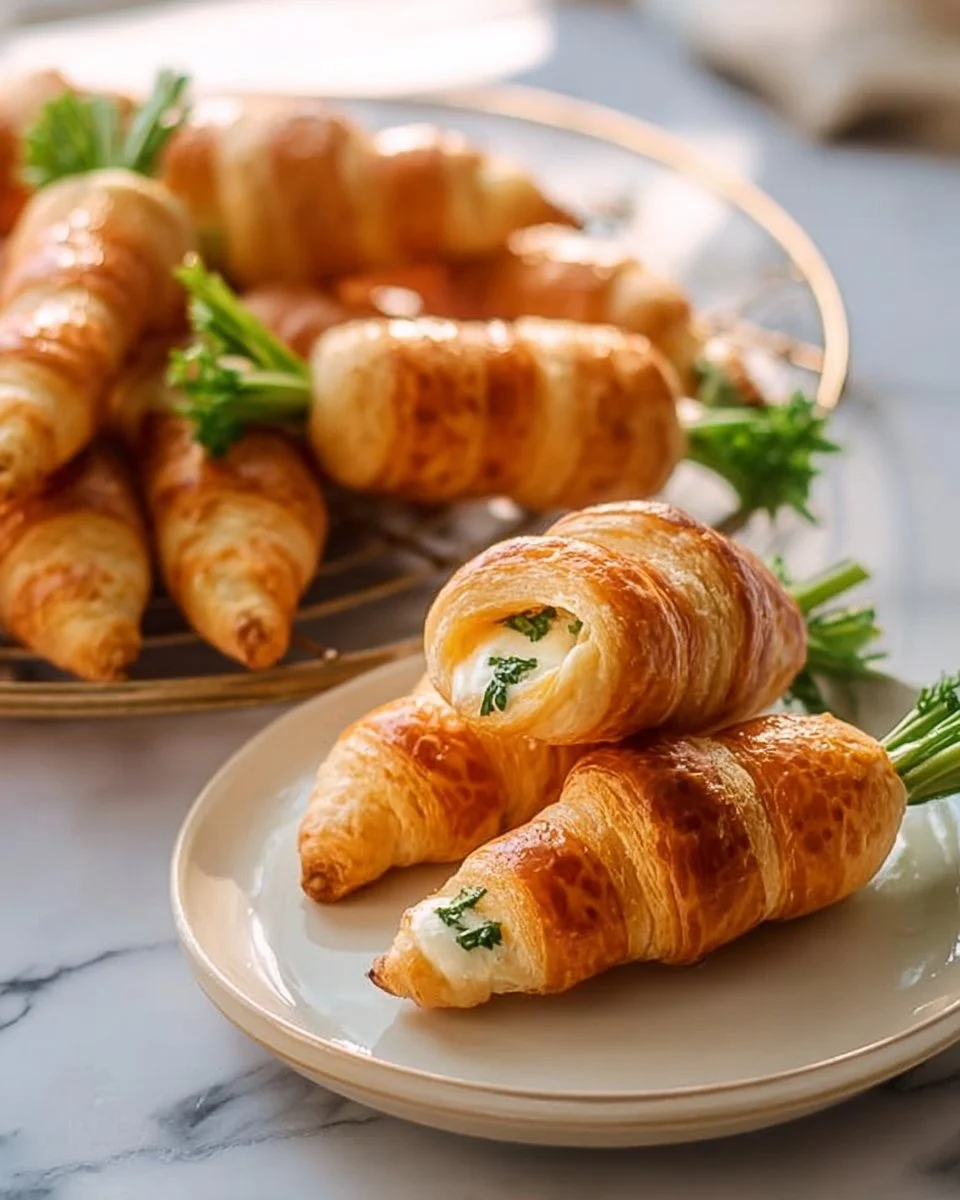 Carrot Crescent Rolls