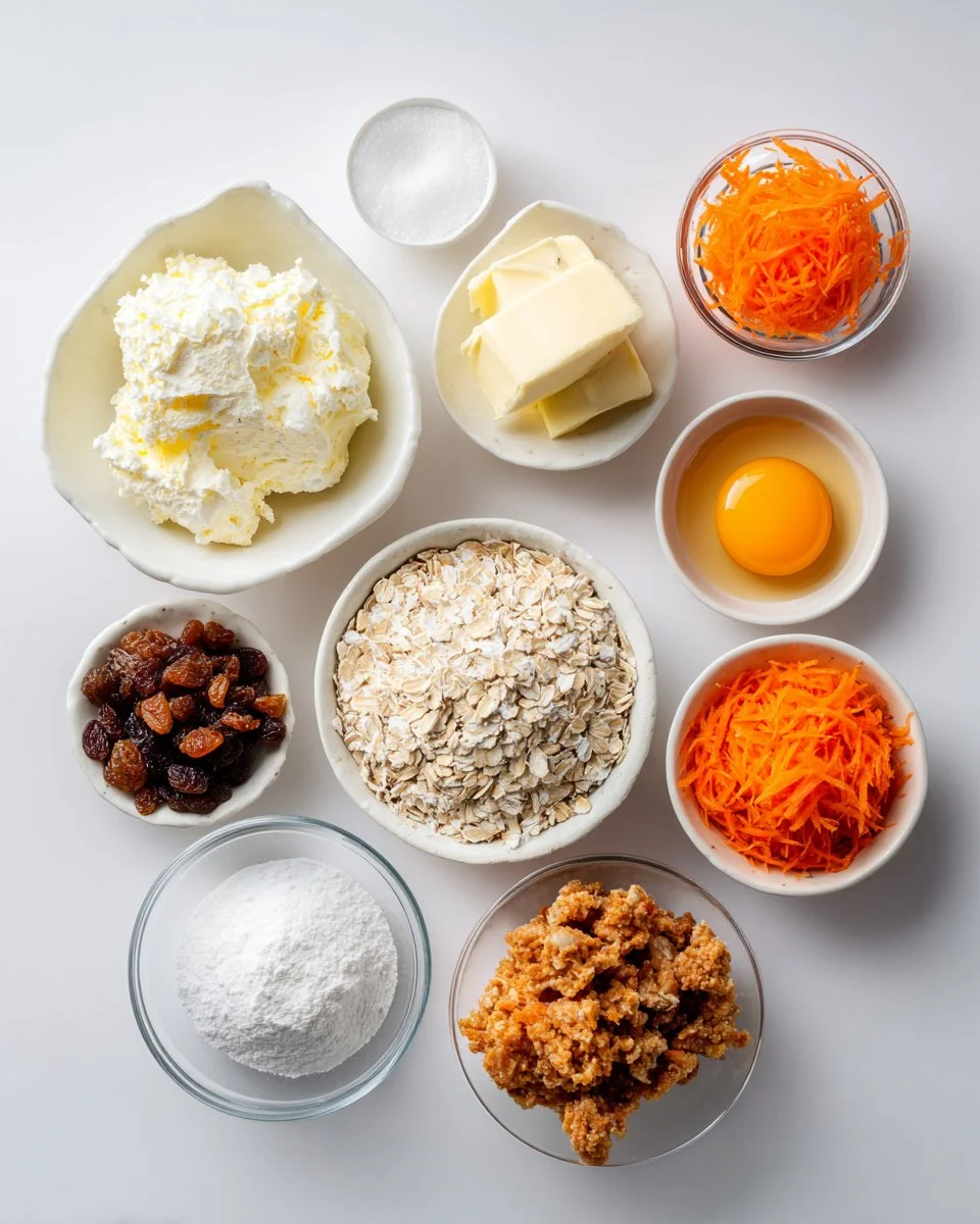 Carrot Oatmeal Cream Cheese Sandwich Cookies
