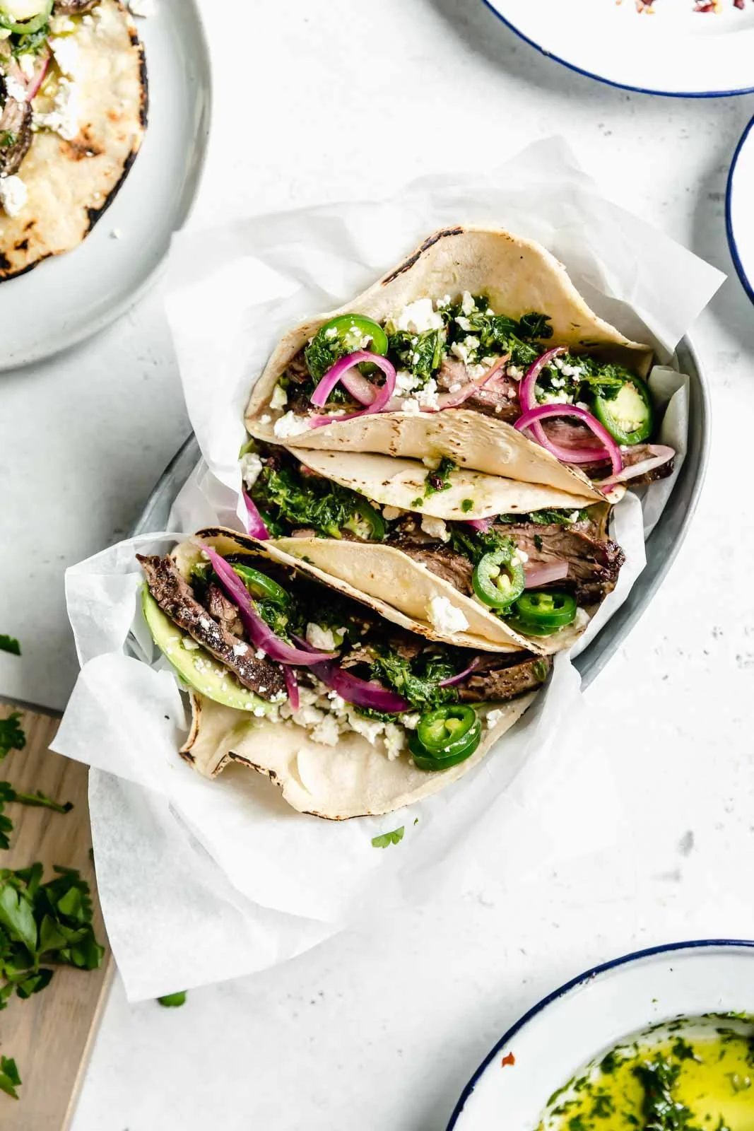 Chimichurri-Steak-Tacos