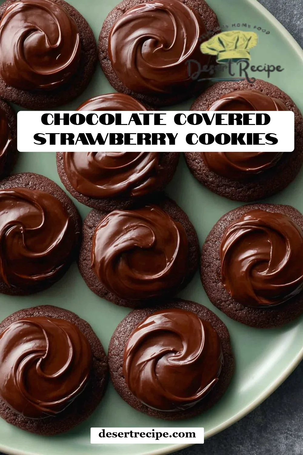 Chocolate Covered Strawberry Cookies