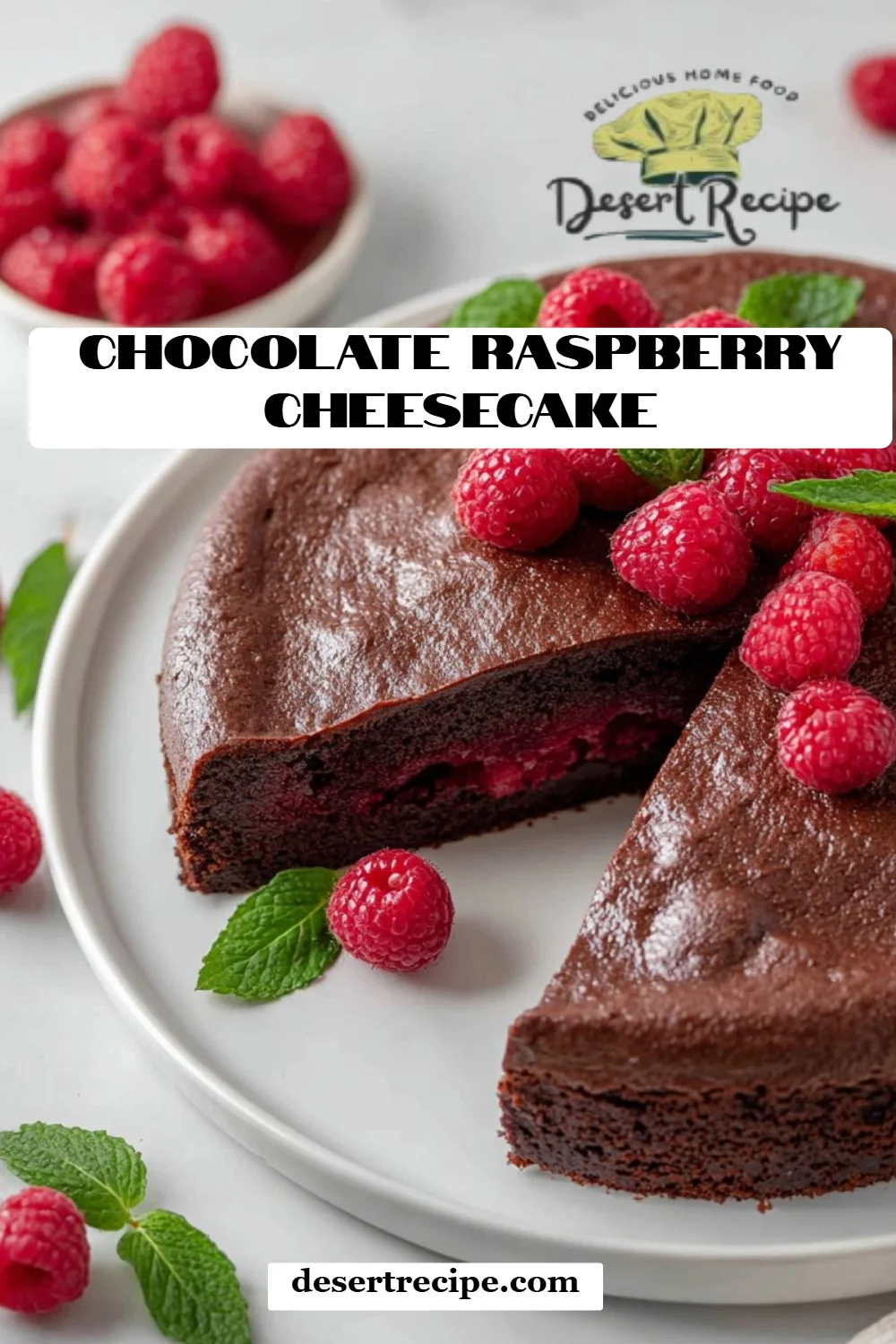 Chocolate Raspberry Cheesecake
