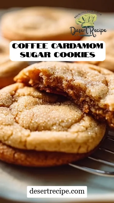 Coffee Cardamom Sugar Cookies