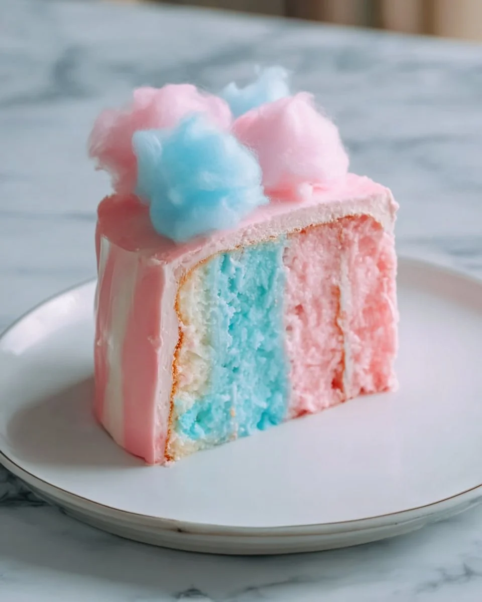Cotton Candy Cake