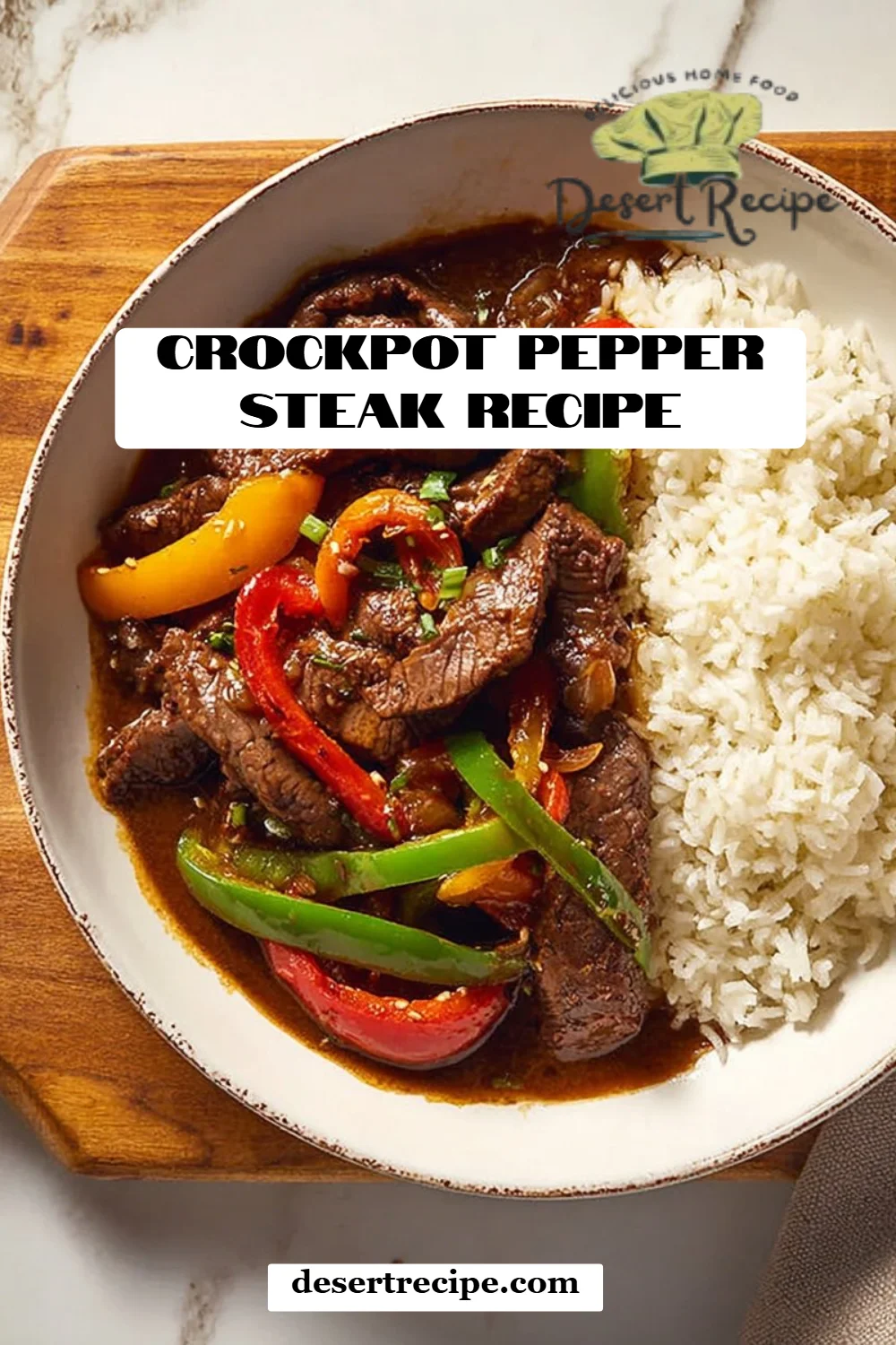 Crockpot Pepper Steak Recipe