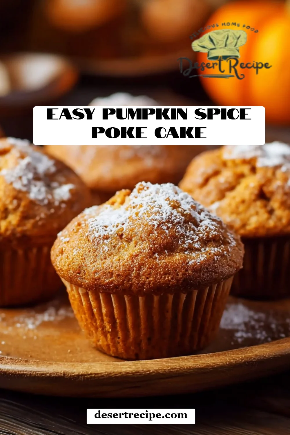Easy Pumpkin Spice Poke Cake