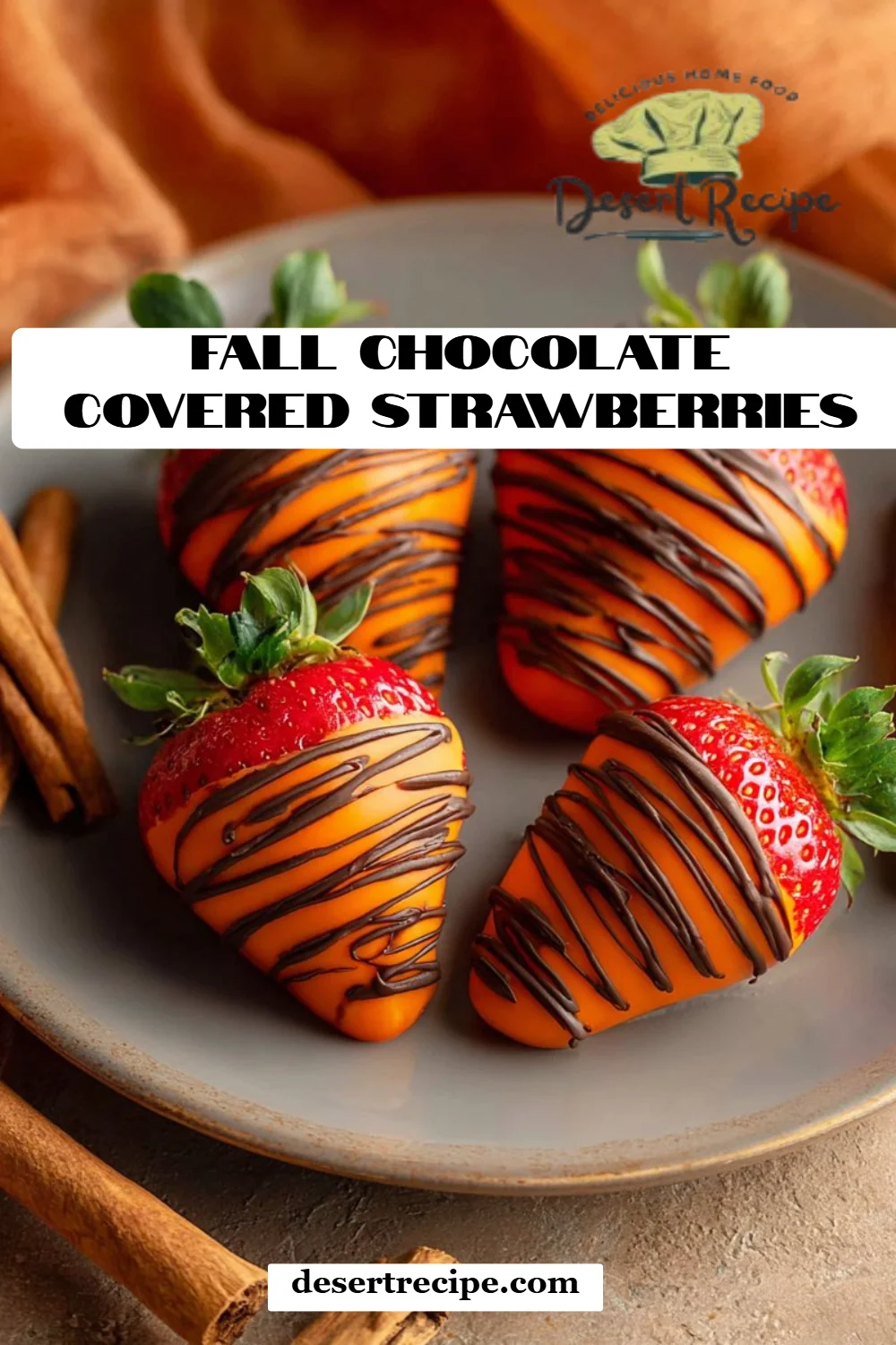 Fall Chocolate Covered Strawberries