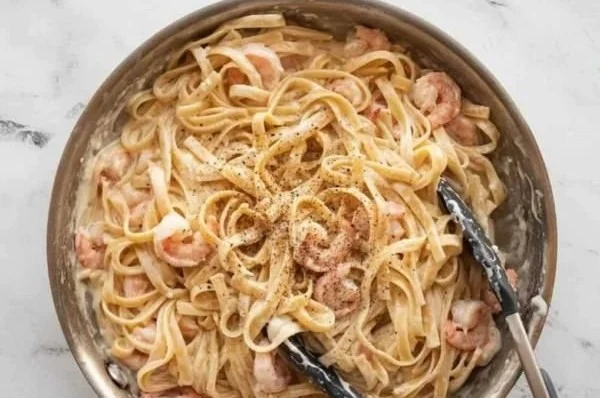 Garnelen Alfredo