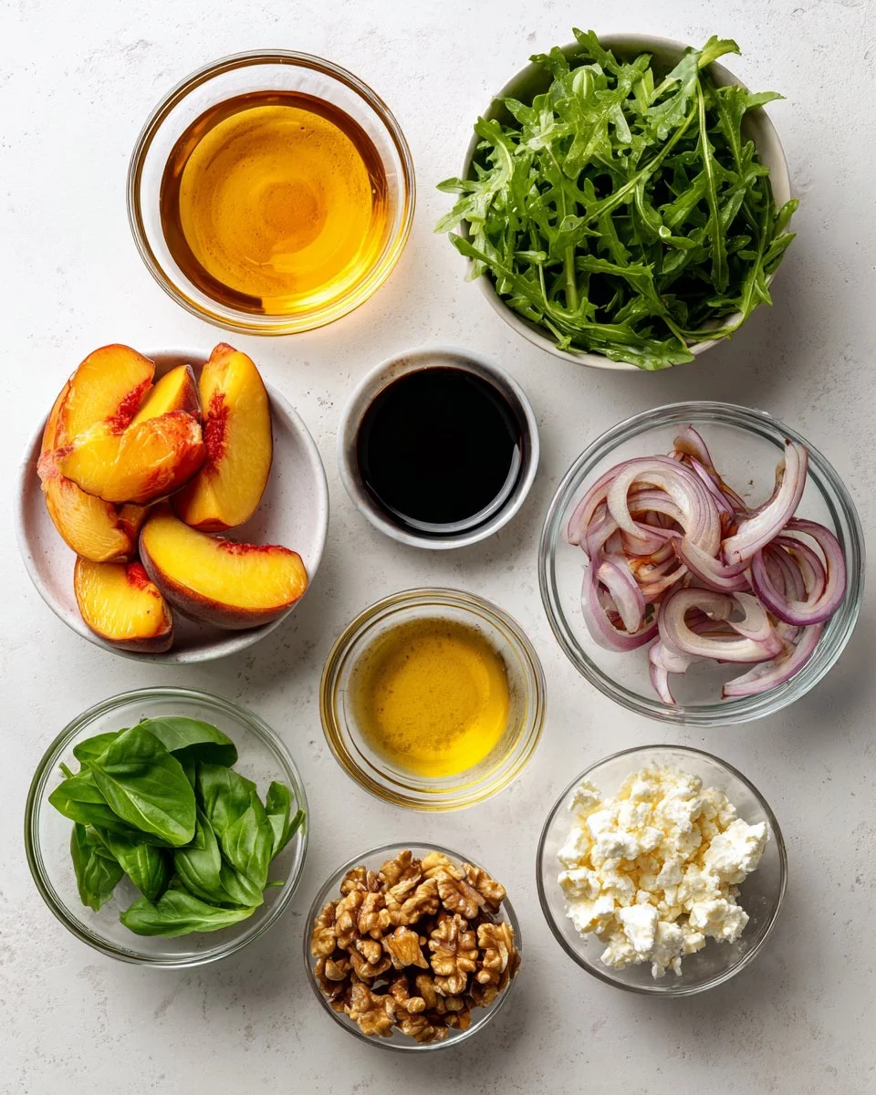 Grilled Peach Salad