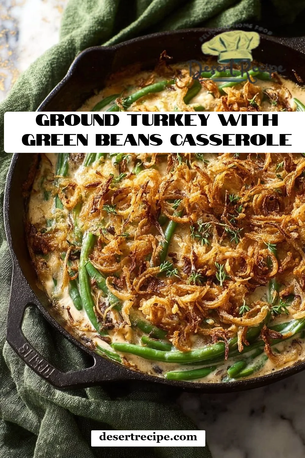 Ground Turkey with Green Beans Casserole
