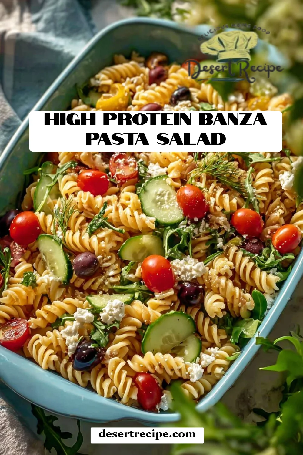 High Protein Banza Pasta Salad