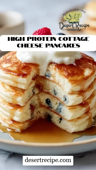 High Protein Cottage Cheese Pancakes