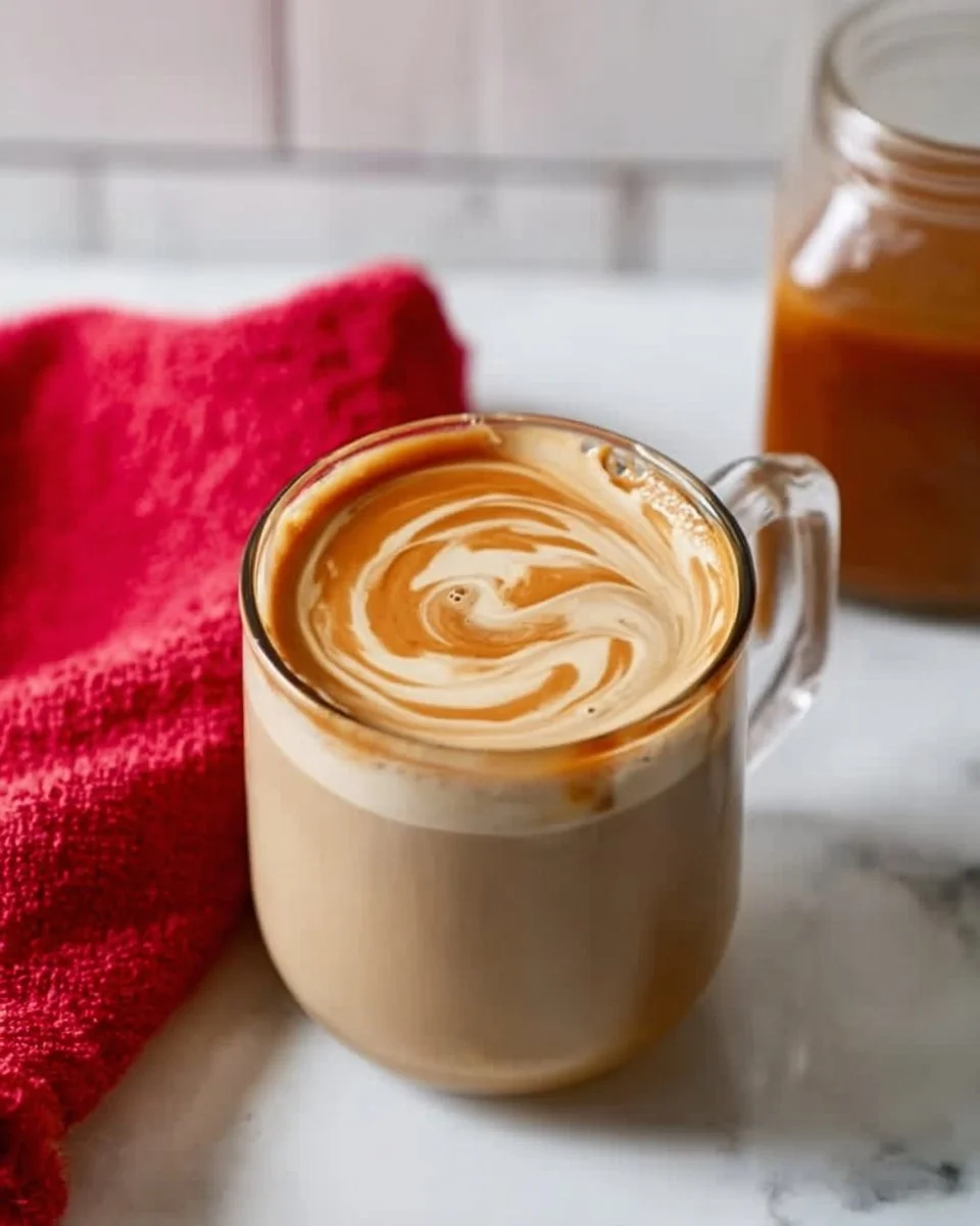 Bottles of homemade coffee creamer with different flavors like vanilla and hazelnut
