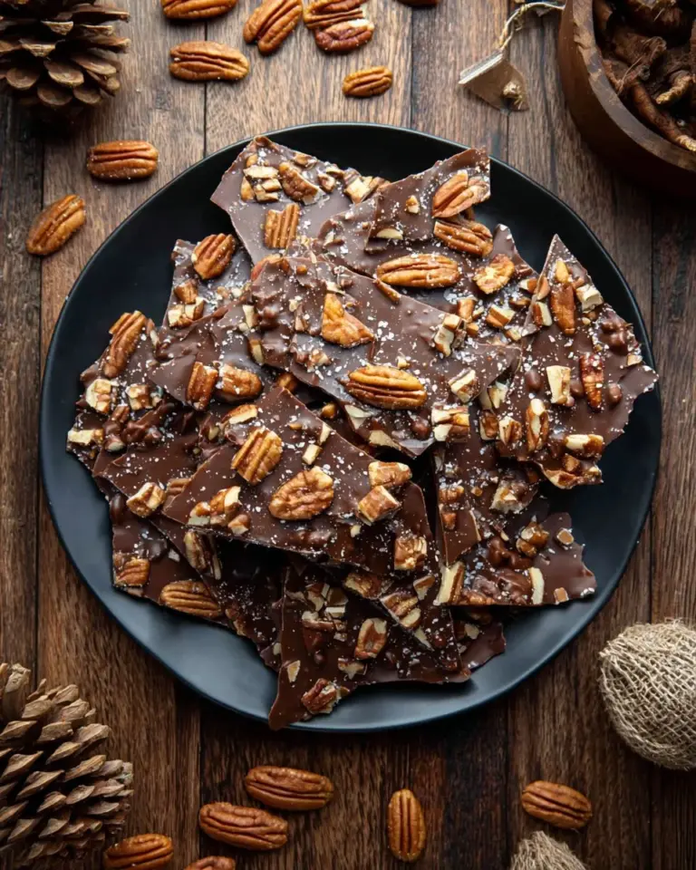 Maple Pecan Christmas Crack recipe with crunchy pecans and maple flavor