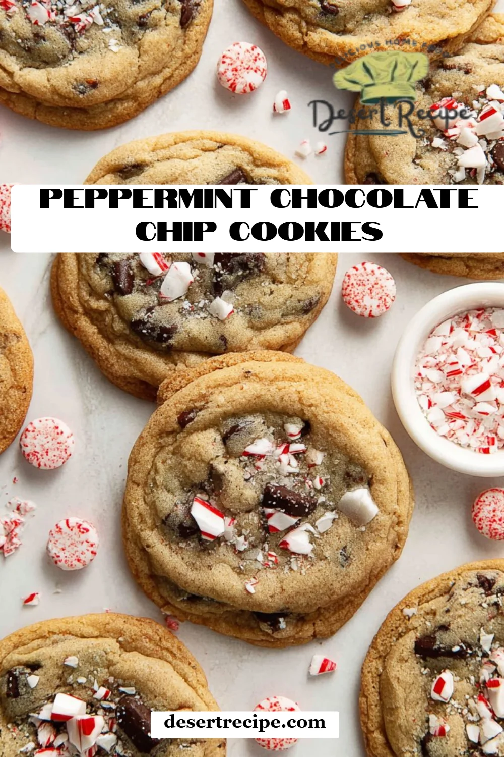 Peppermint Chocolate Chip Cookies