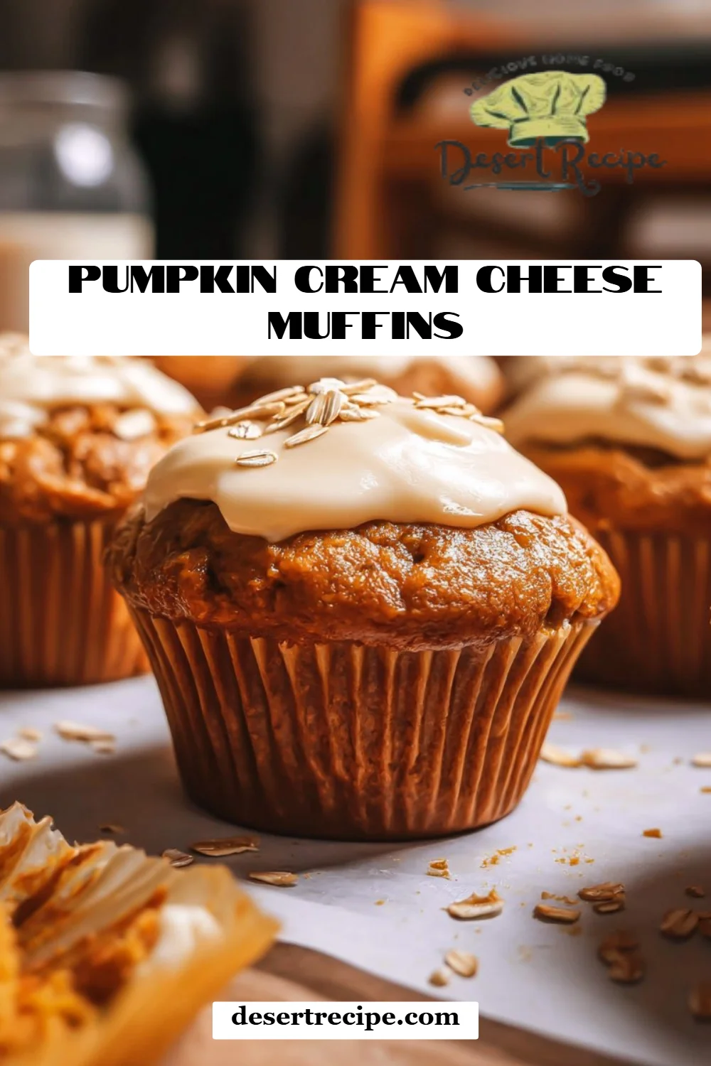 Pumpkin Cream Cheese Muffins