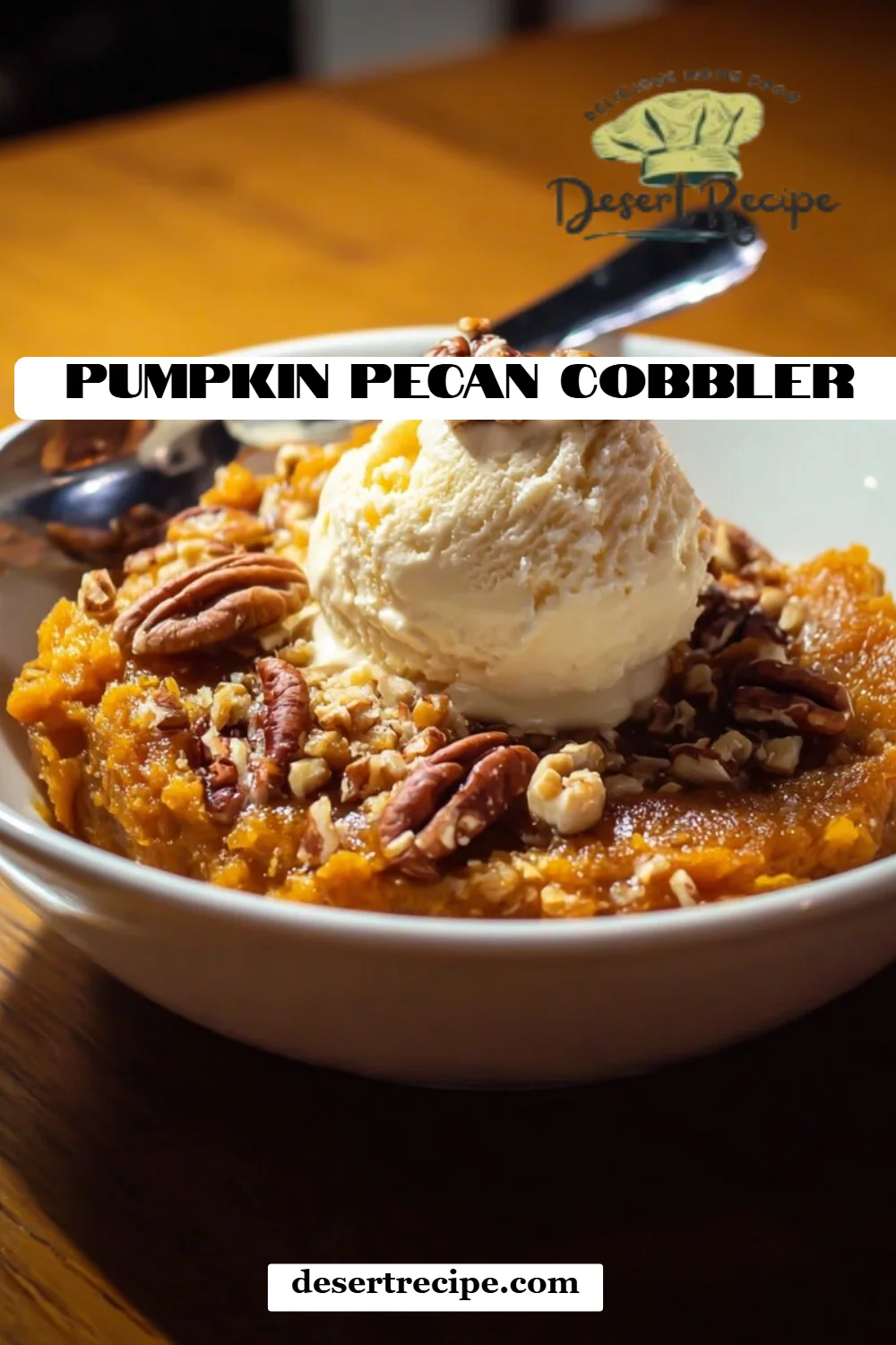 Pumpkin Pecan Cobbler