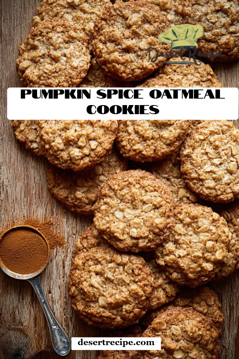 Pumpkin Spice Oatmeal Cookies