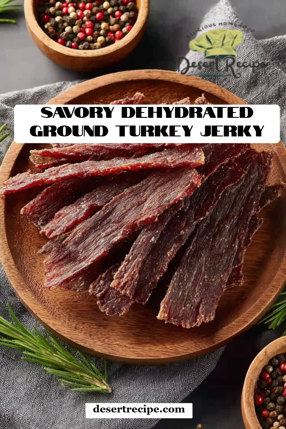 Savory Dehydrated Ground Turkey Jerky