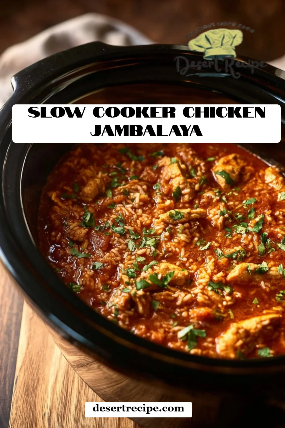 Slow Cooker Chicken Jambalaya