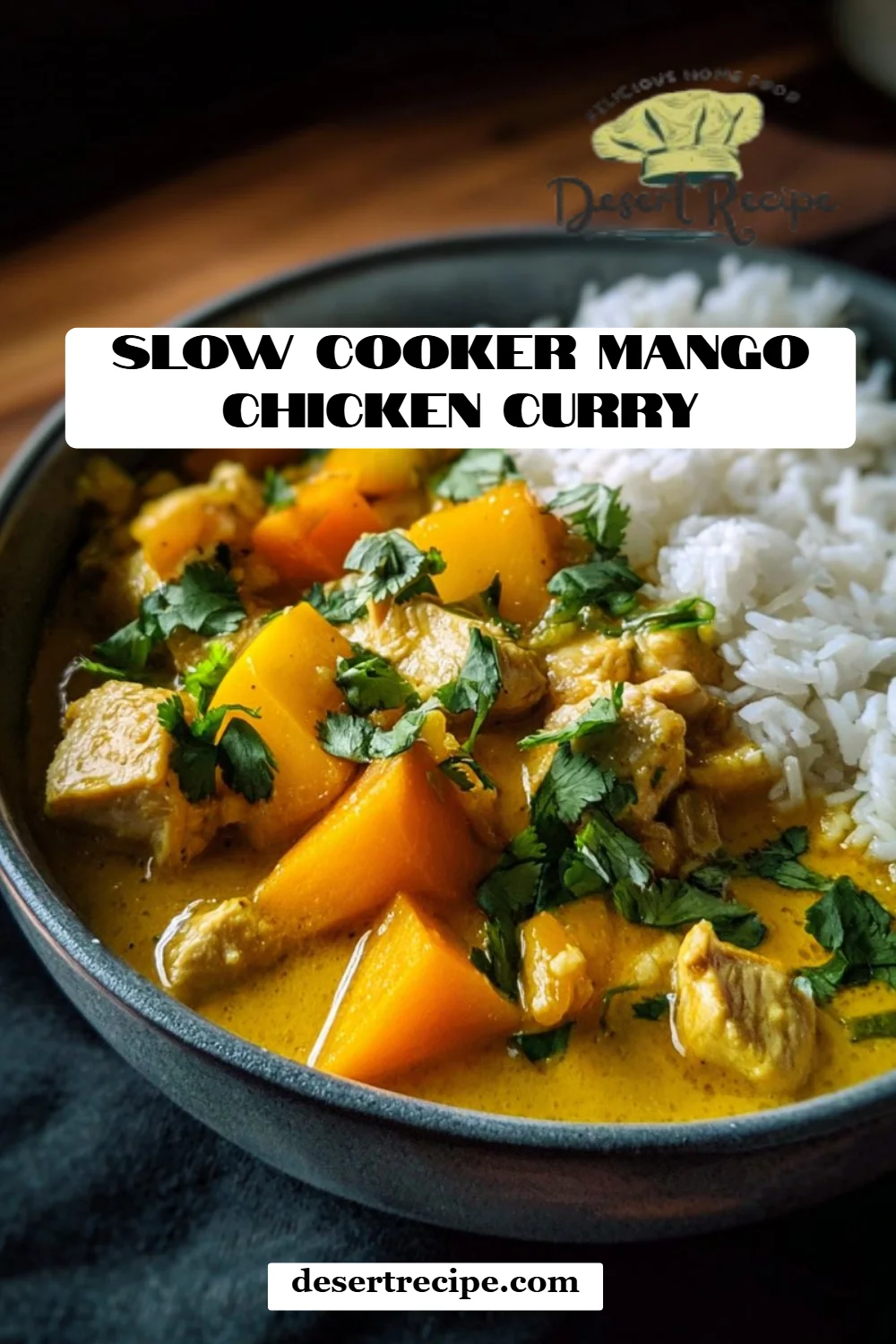 Slow Cooker Mango Chicken Curry
