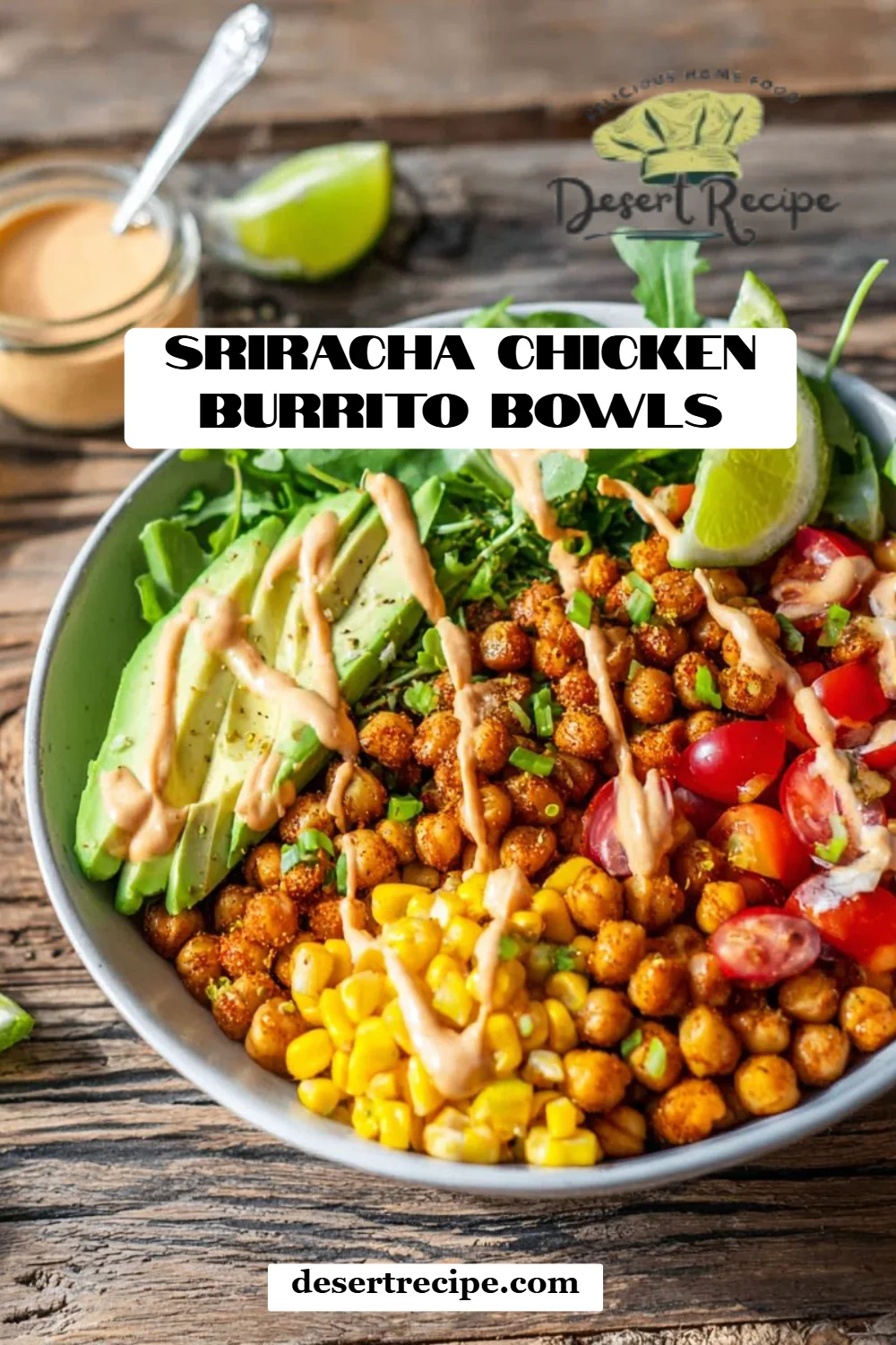 Sriracha Chicken Burrito Bowls