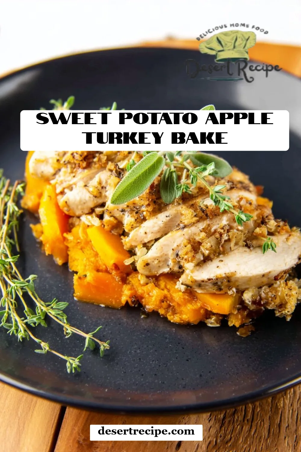 Sweet Potato Apple Turkey Bake