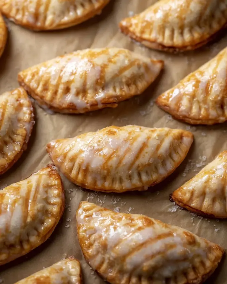Delicious homemade sweet potato hand pies on a rustic plate