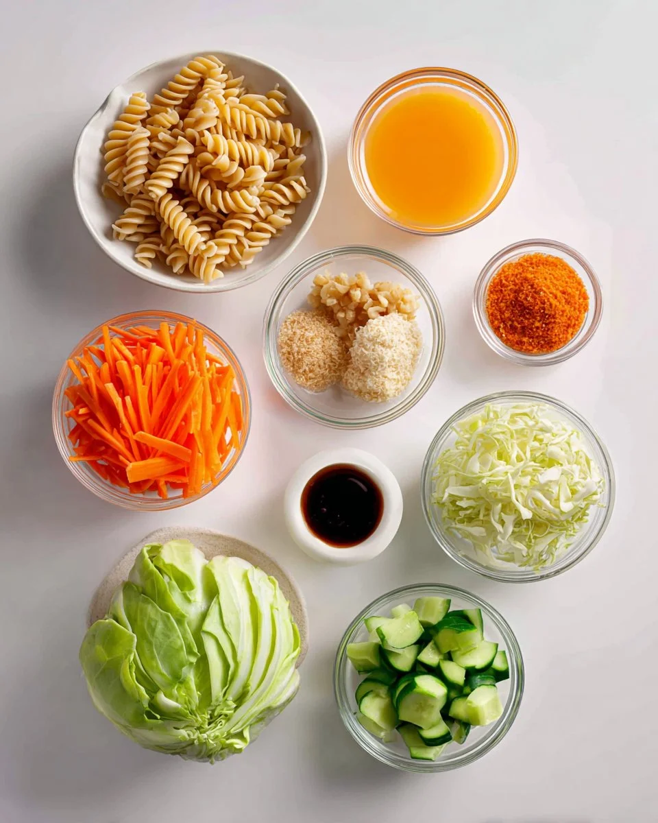 Tasty High Protein Asian Pasta Salad