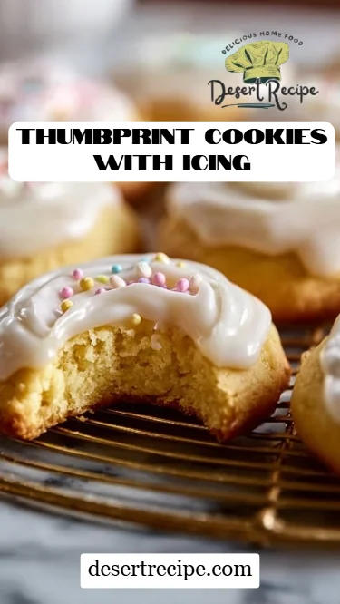 Thumbprint Cookies With Icing