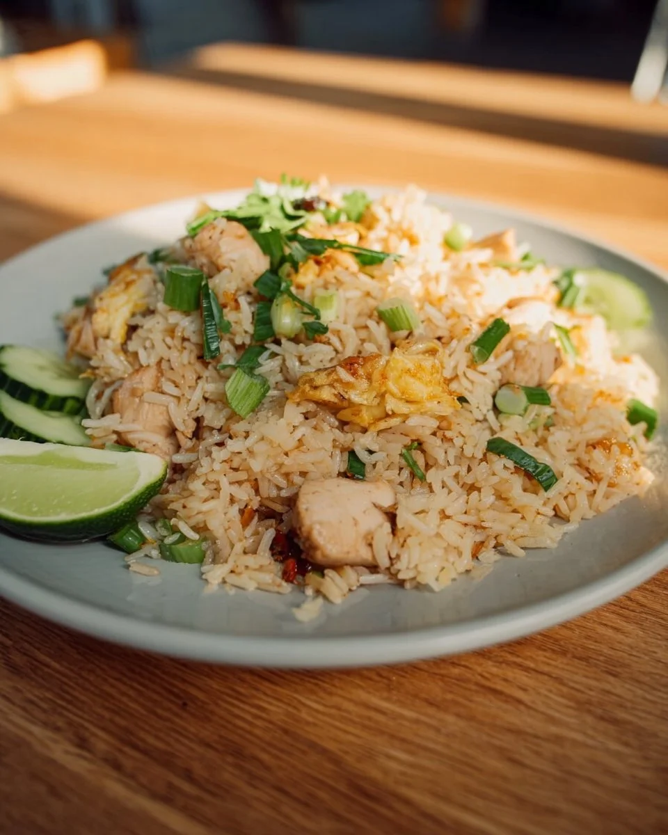 Basic Thai Fried Rice with Leftover Roast