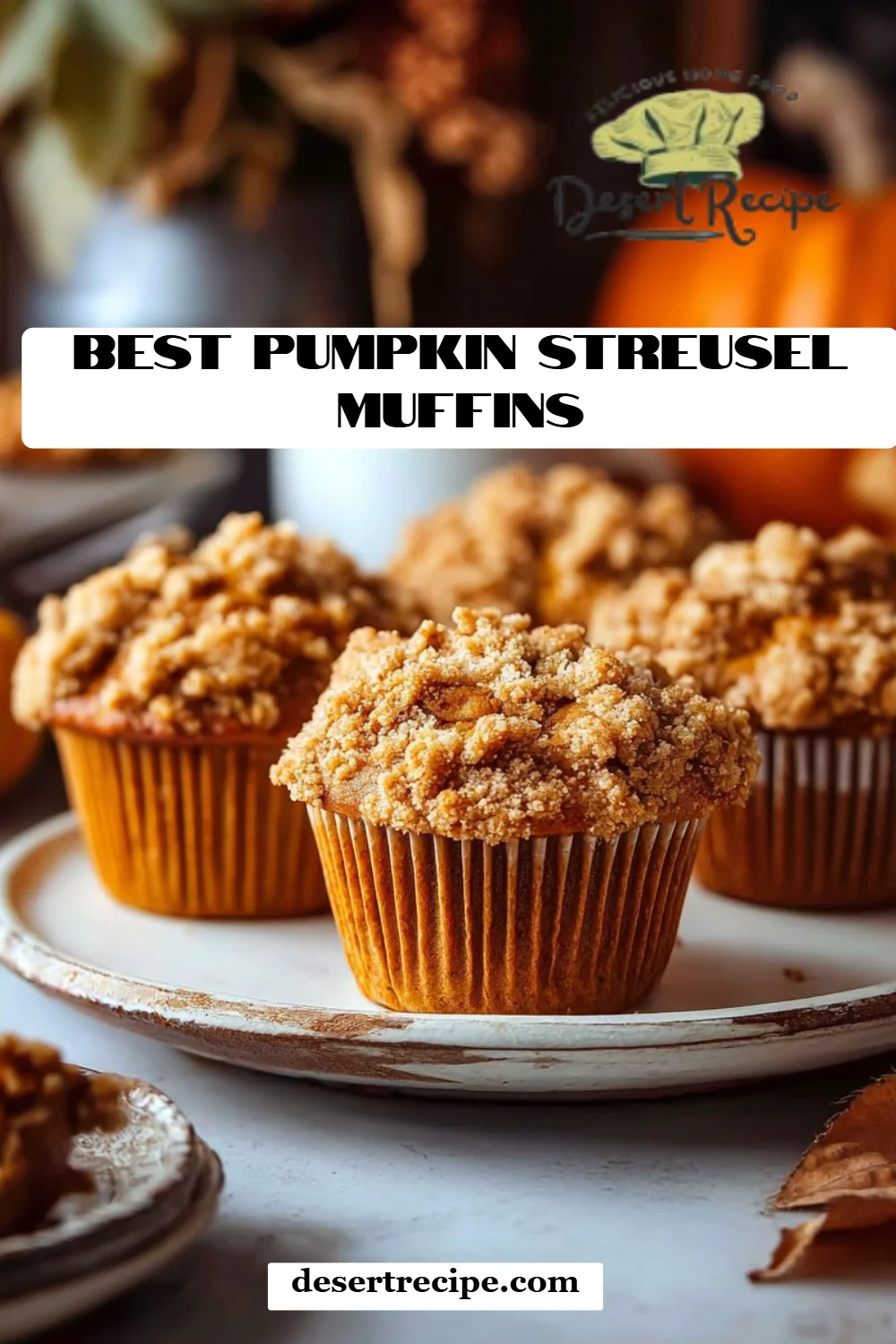 Best Pumpkin Streusel Muffins
