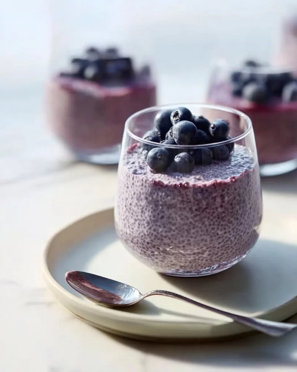 Blueberry Chia Seed Pudding