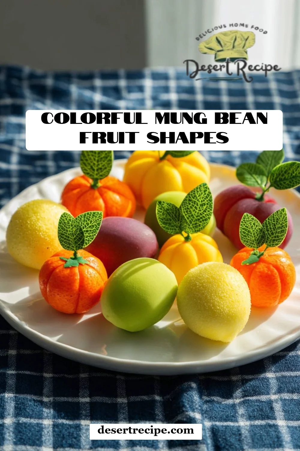 Colorful Mung Bean Fruit Shapes