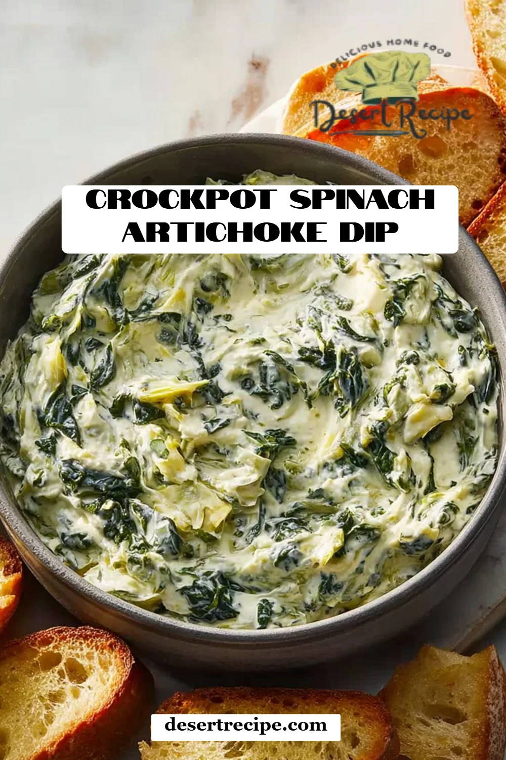 Crockpot Spinach Artichoke Dip