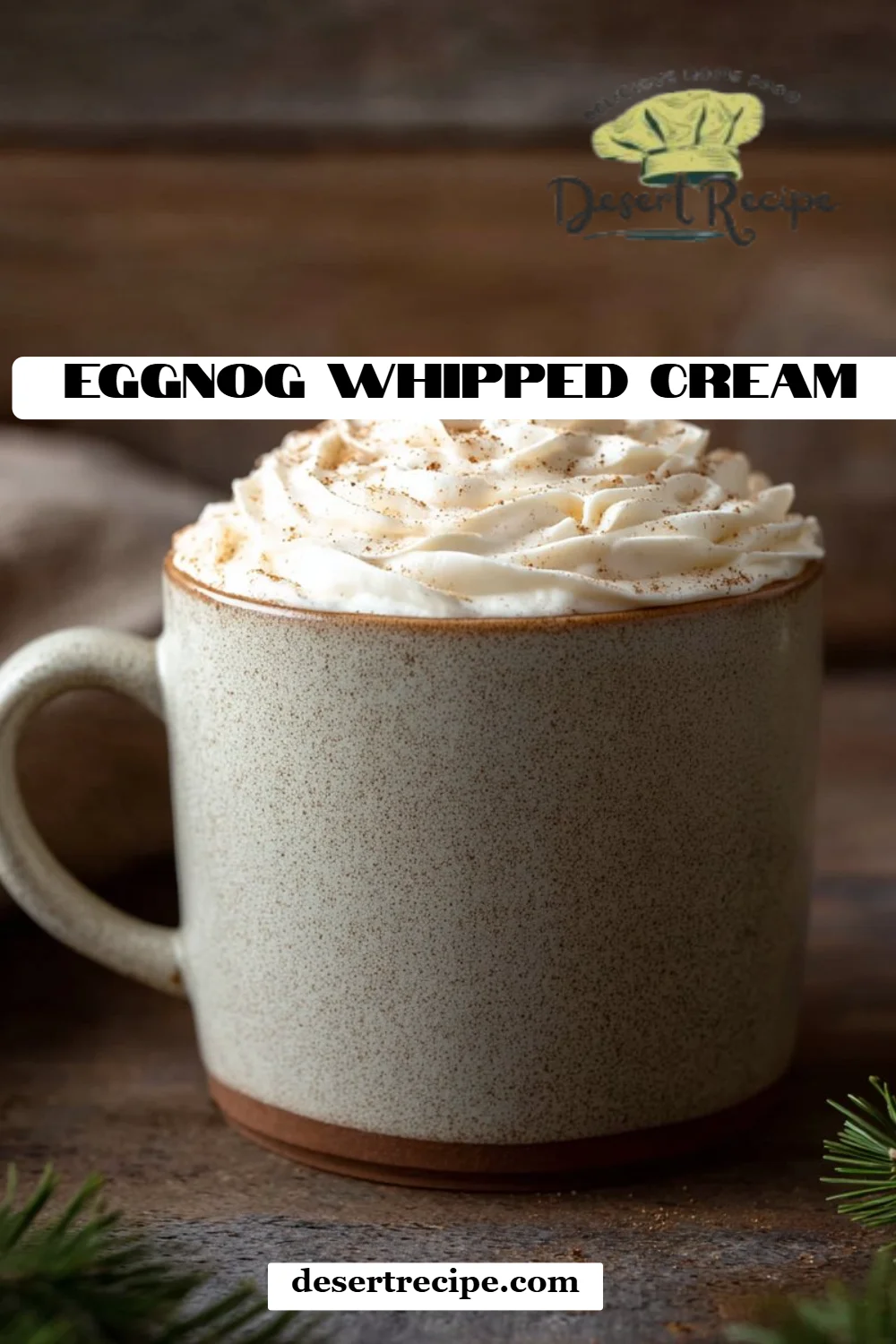 Eggnog Whipped Cream