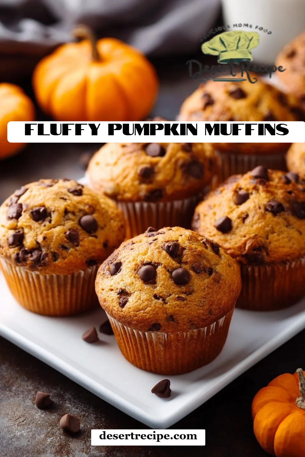 Fluffy Pumpkin Muffins