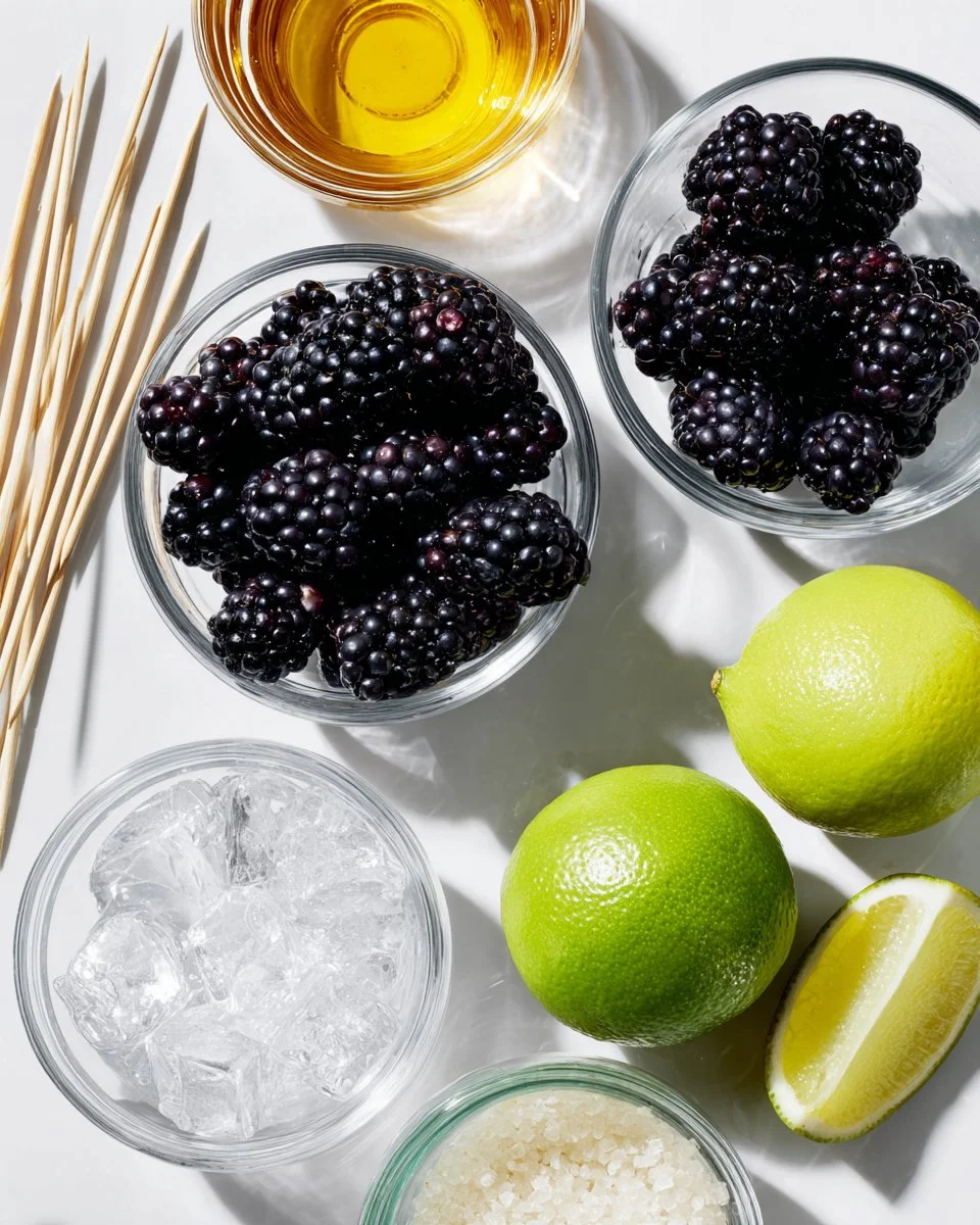 Frosted Blackberry Bourbon Smash