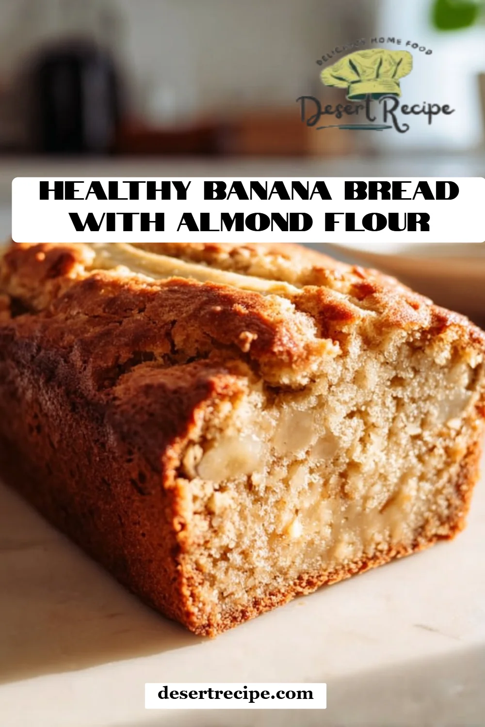 Healthy Banana Bread with Almond Flour