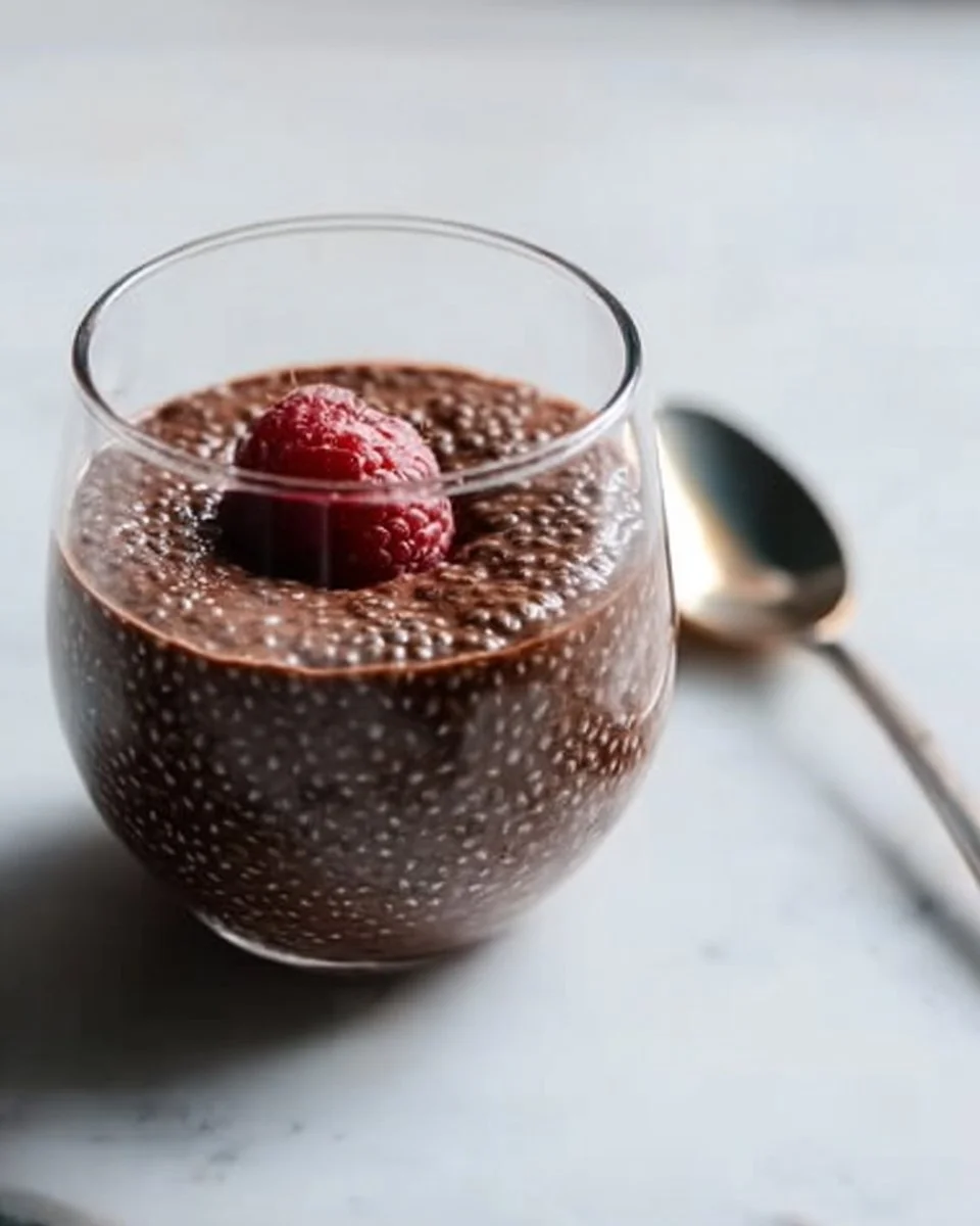 Healthy Chocolate Chia Pudding