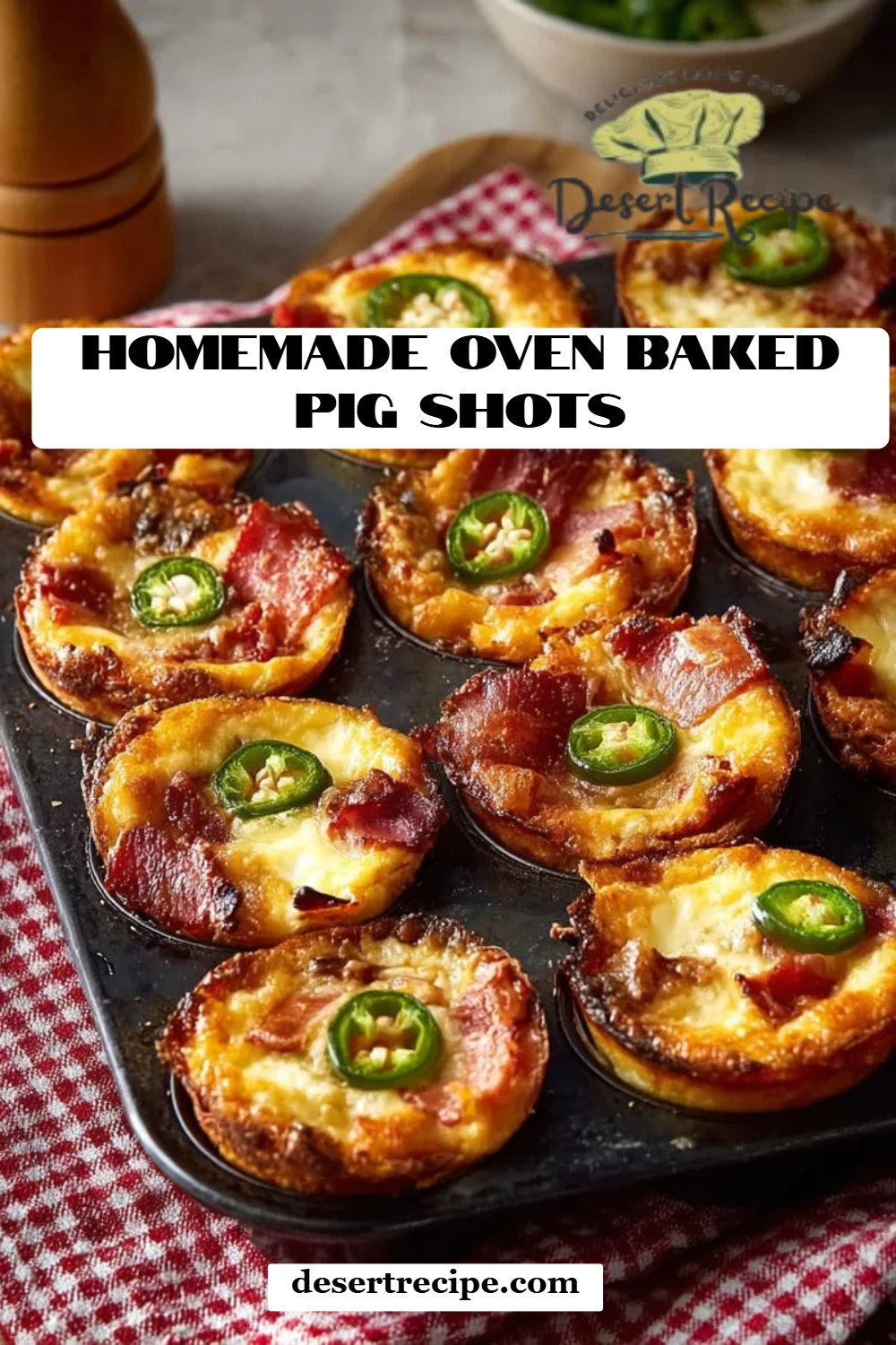 Homemade Oven Baked Pig Shots