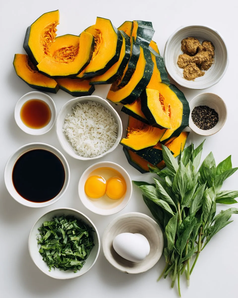 Kabocha Squash Stir-Fry (pad faktong)