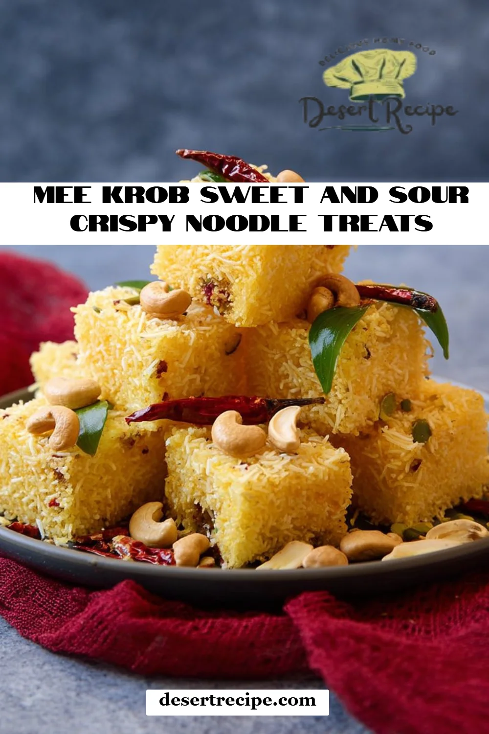 Mee Krob Sweet and Sour Crispy Noodle Treats
