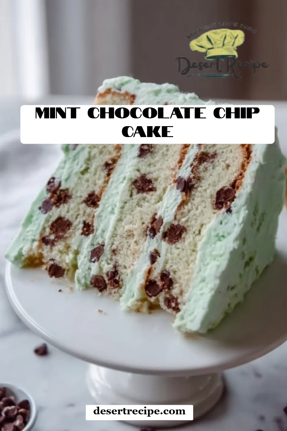 Mint Chocolate Chip Cake