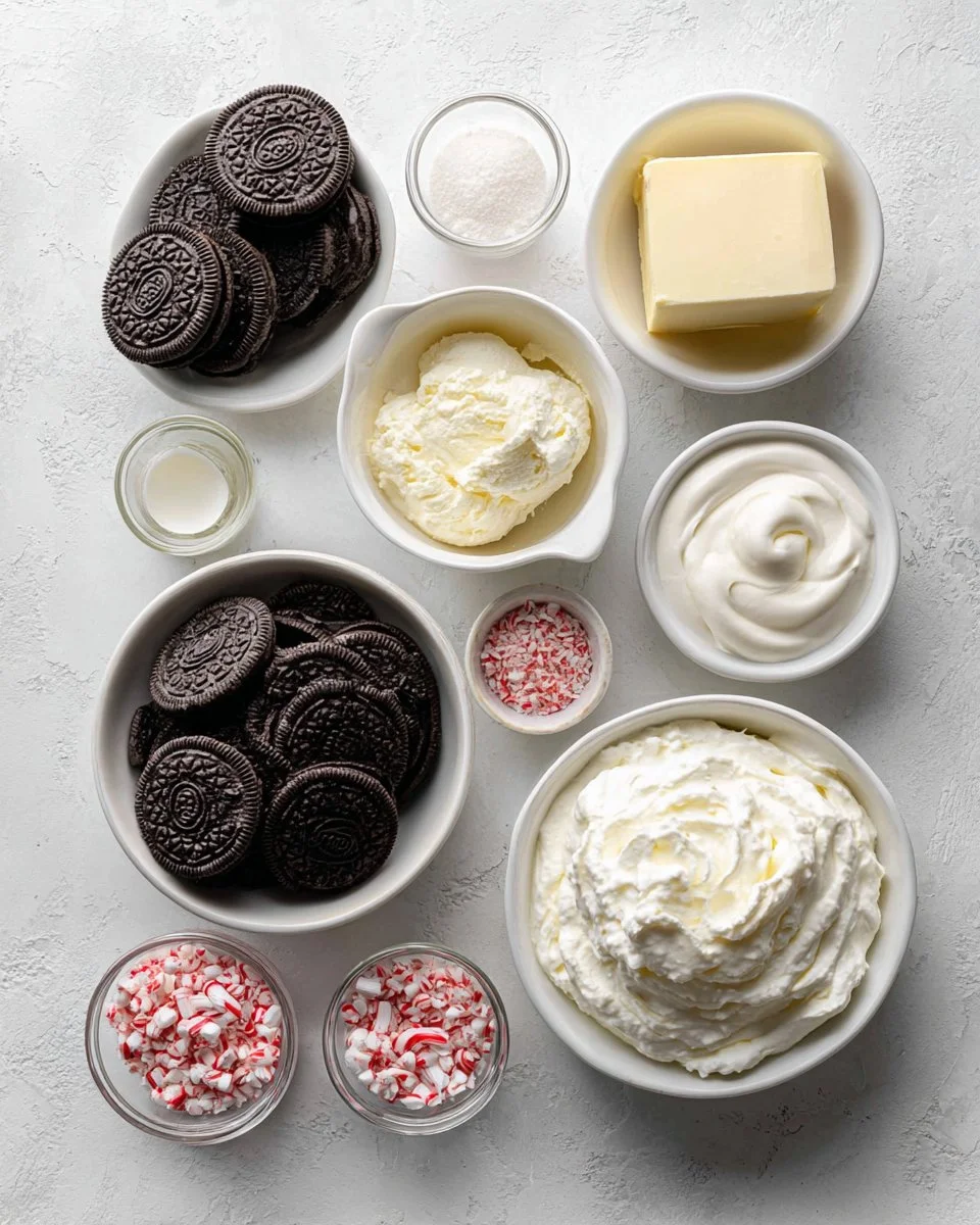 No Bake Peppermint Cheesecake