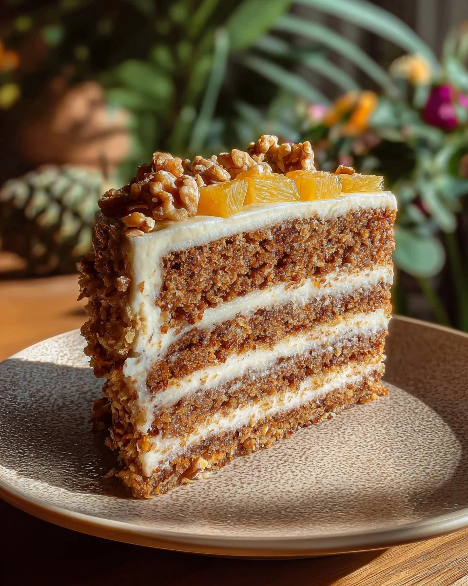 Pineapple Carrot Cream Cake