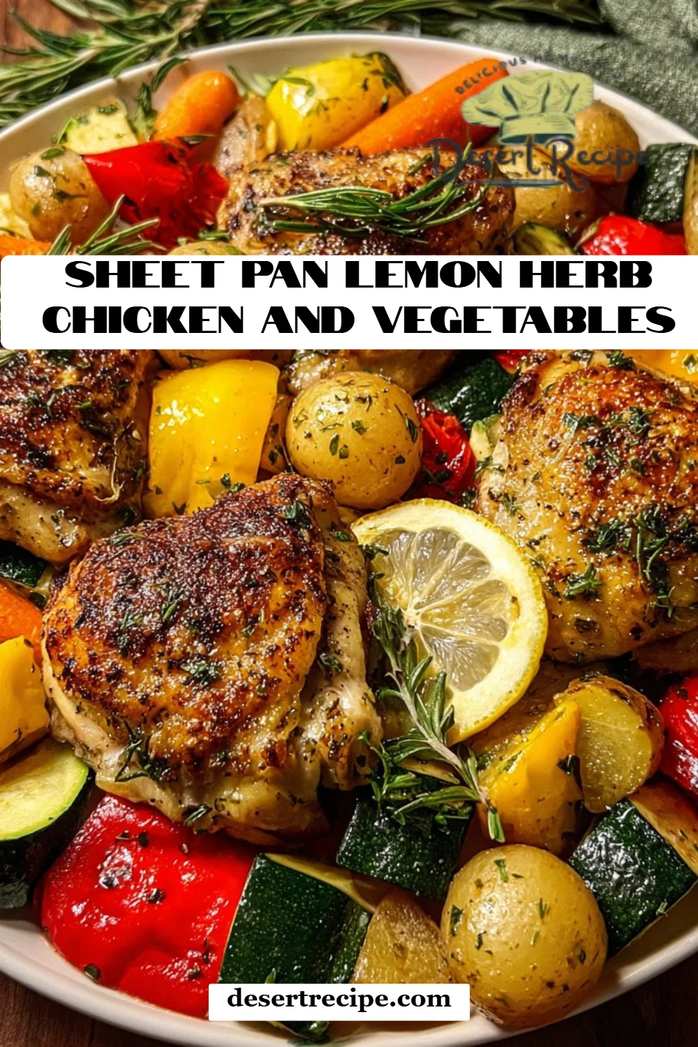 Sheet Pan Lemon Herb Chicken and Vegetables