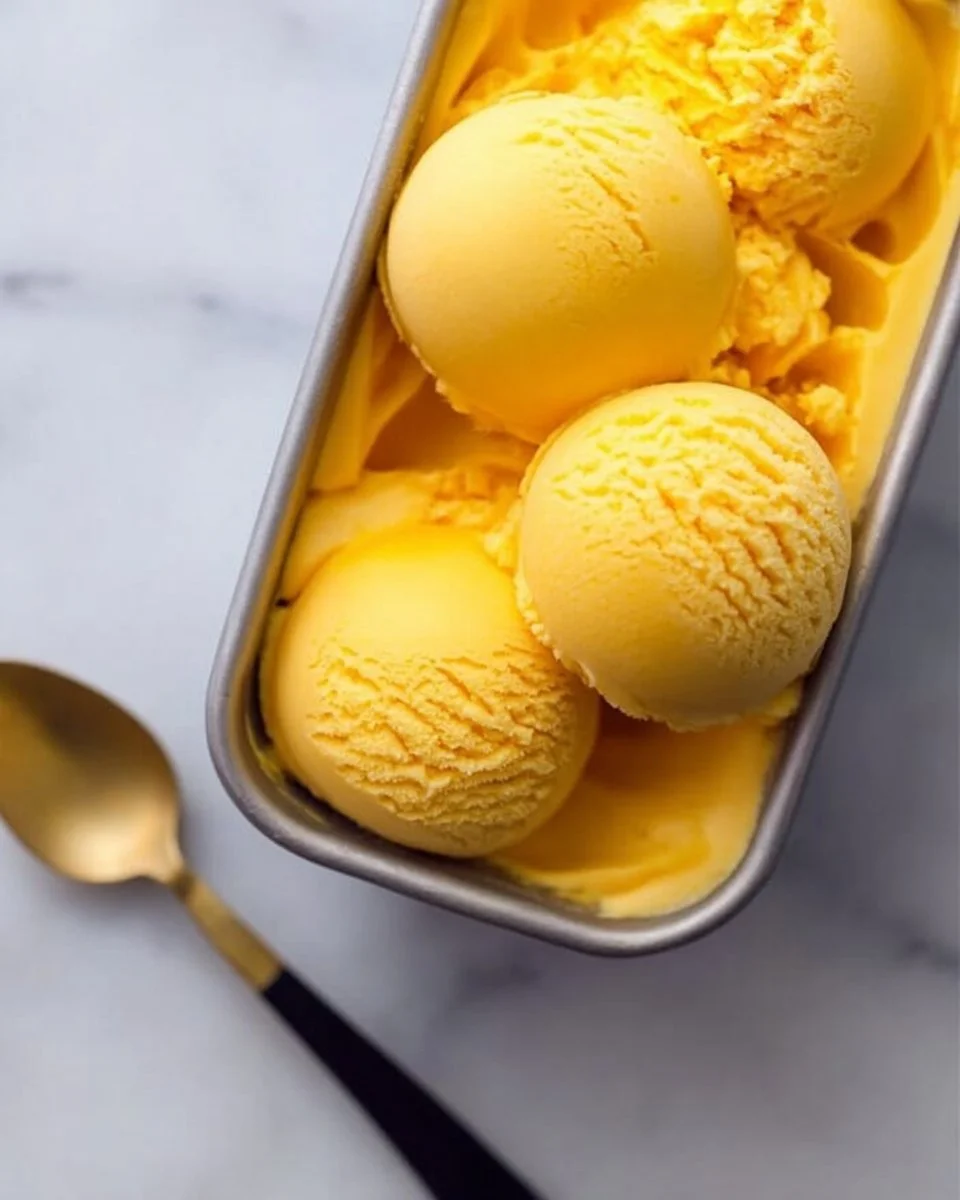 Summer Mango Ice Cream