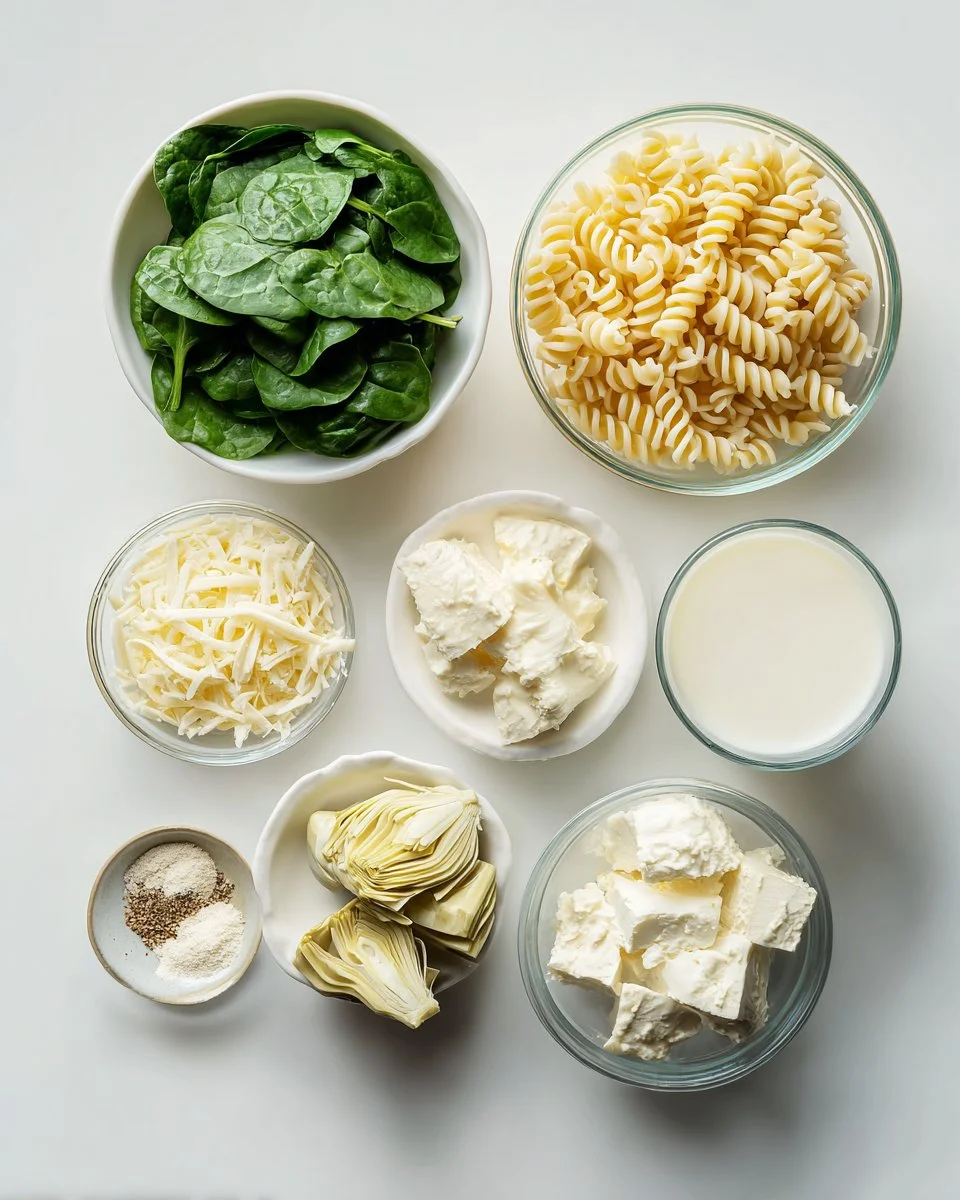 Tasty Spinach and Artichoke Dip Pasta